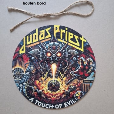 Judas Priest Houten Bord