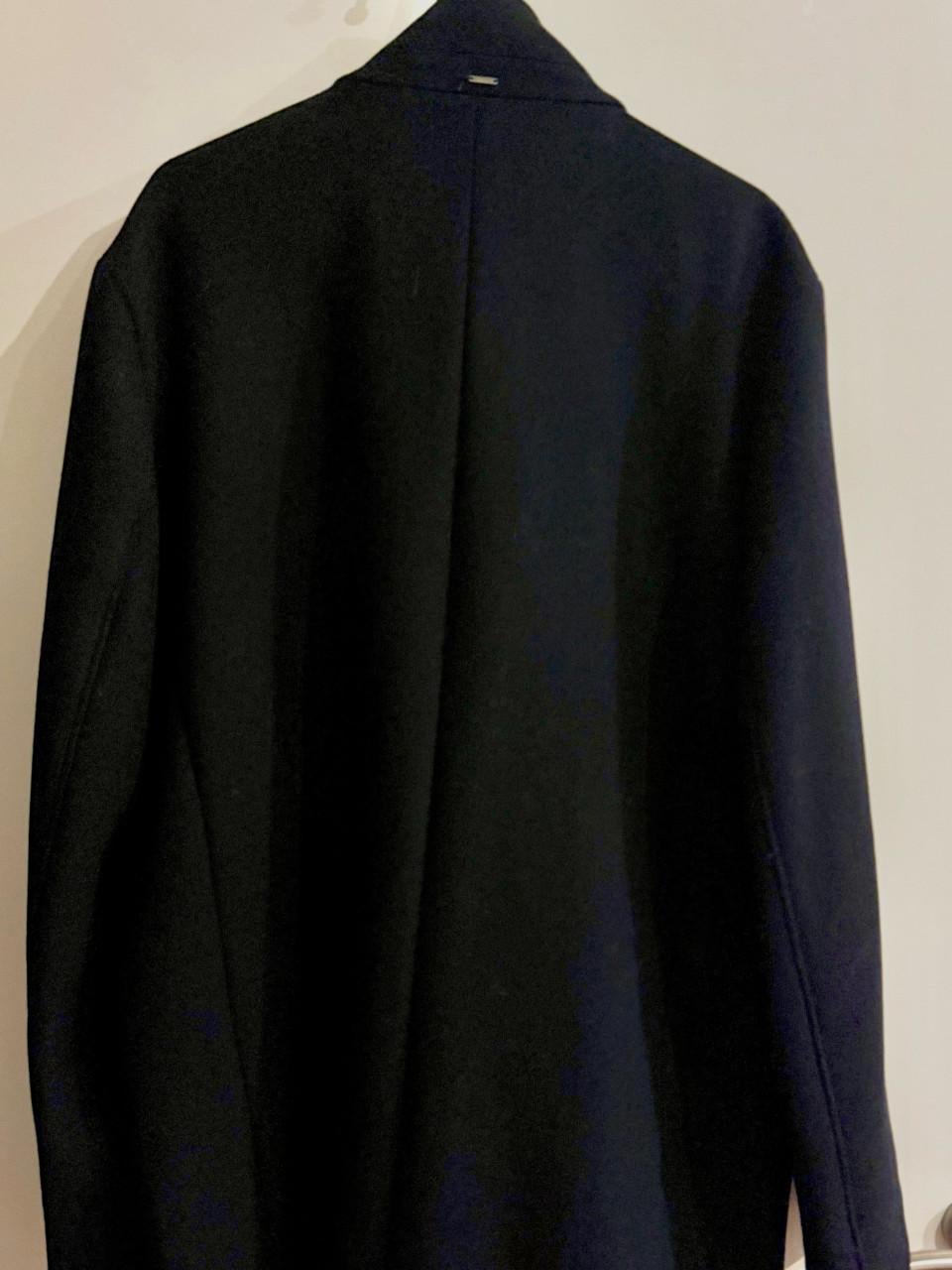 STATE OF ART heren mantel halflang, 4xl (60/62) donkerblauw, wol