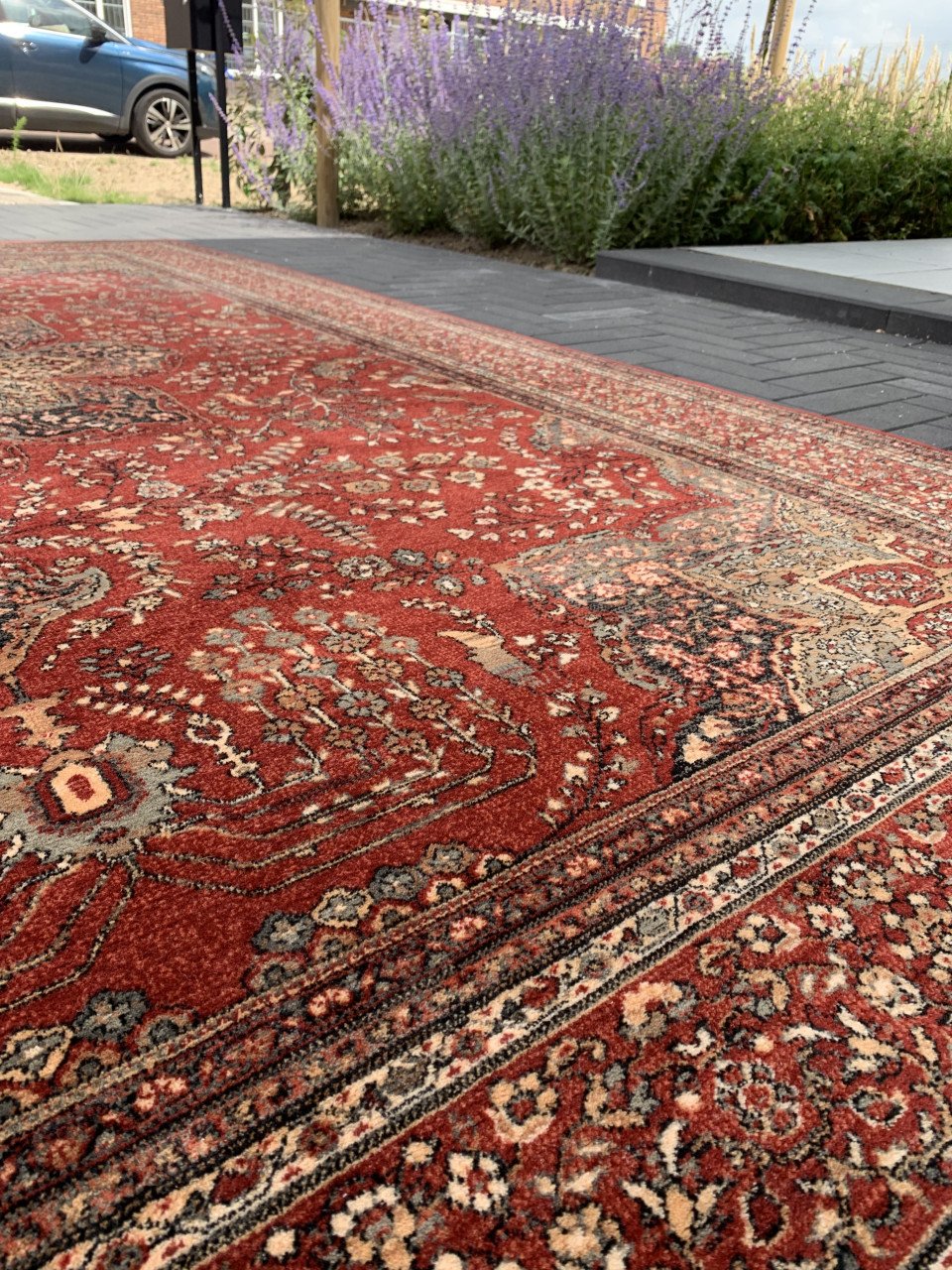 ✨Schitterend Sfeervol Vintage Vloerkleed van Zuiver Scheerwol✨