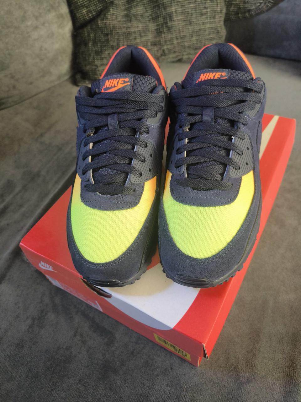 Nike Air neon orange yellow