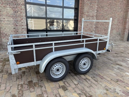 Bakwagen tandemas ongeremd 750kg 253x127cm z.g.a.n. aanhangwagen