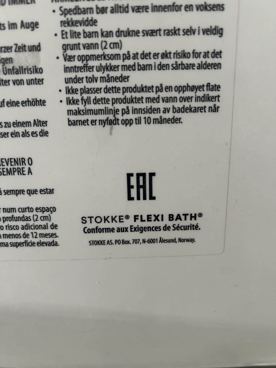 Stokke inklapbaar badje