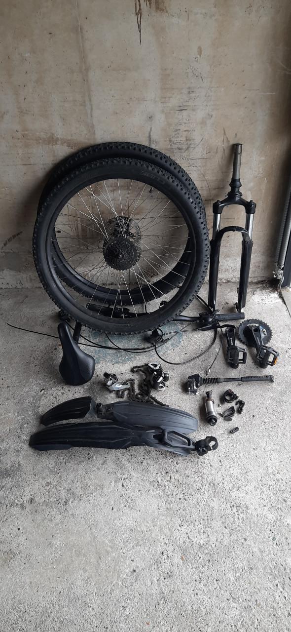 Alles in goede staat ex frame voor cube 27.5 inch wielen banden versn, rem.
