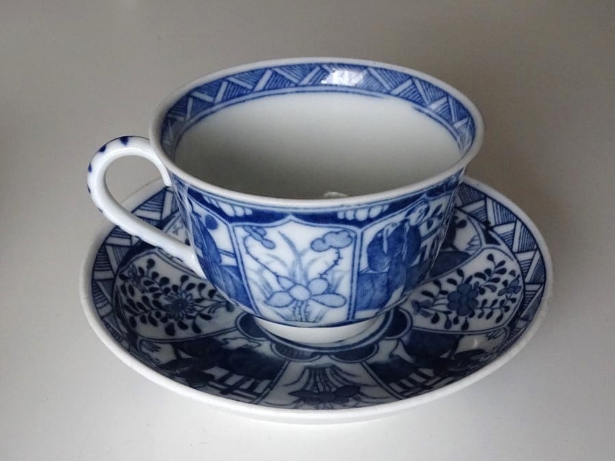 Chinese Lange Lijs Kop en Schotel