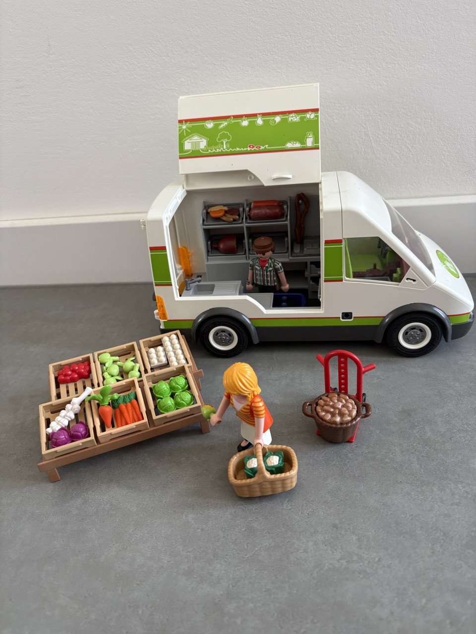 Playmobiel markt bus