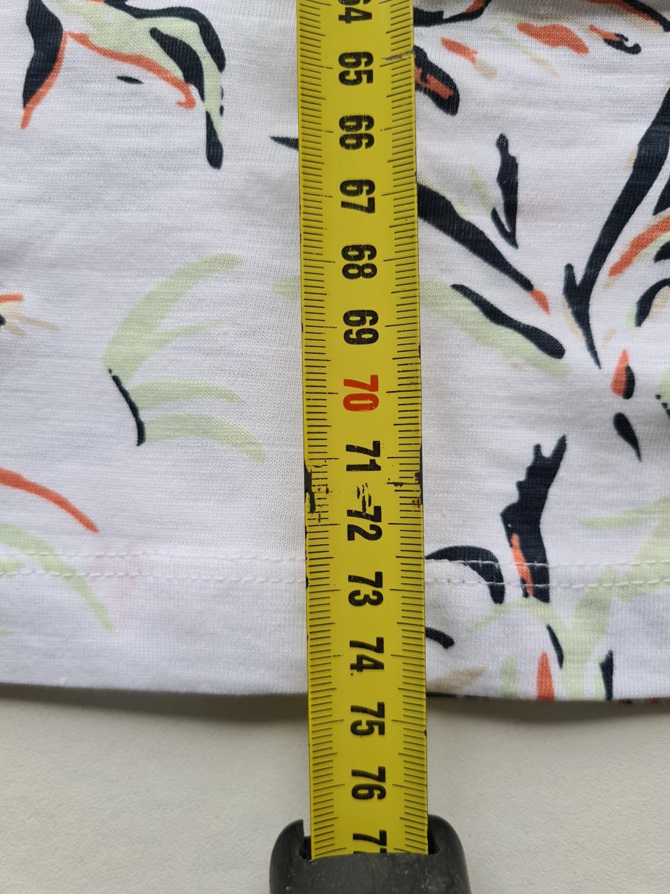 Nieuw Tom Tailor wit , bedrukt T-shirt  Maat XXL