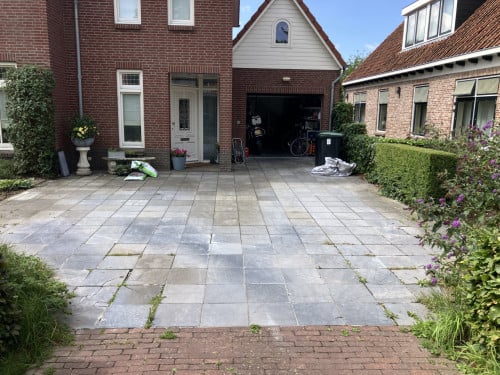 10 m2 natuursteen 40x40x2 GRATIS OPHALEN