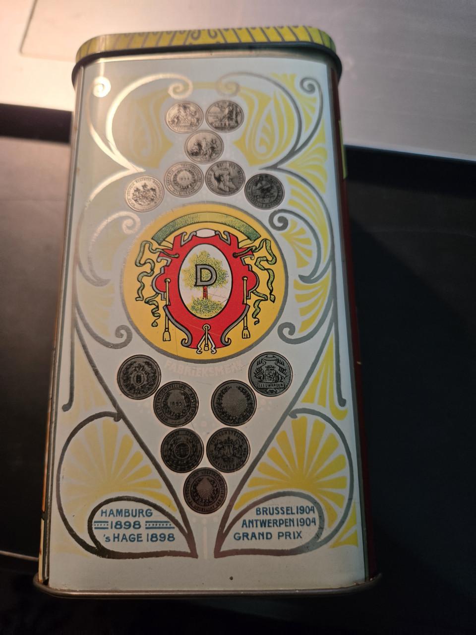 Vintage Droste Cacao en Pastilles Blik