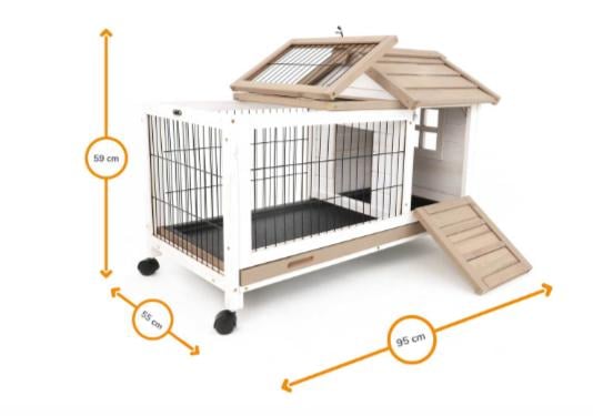 Konijnenhok voor dwergkonijntje