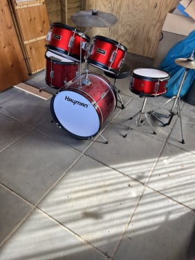 Kinder speel drumstel