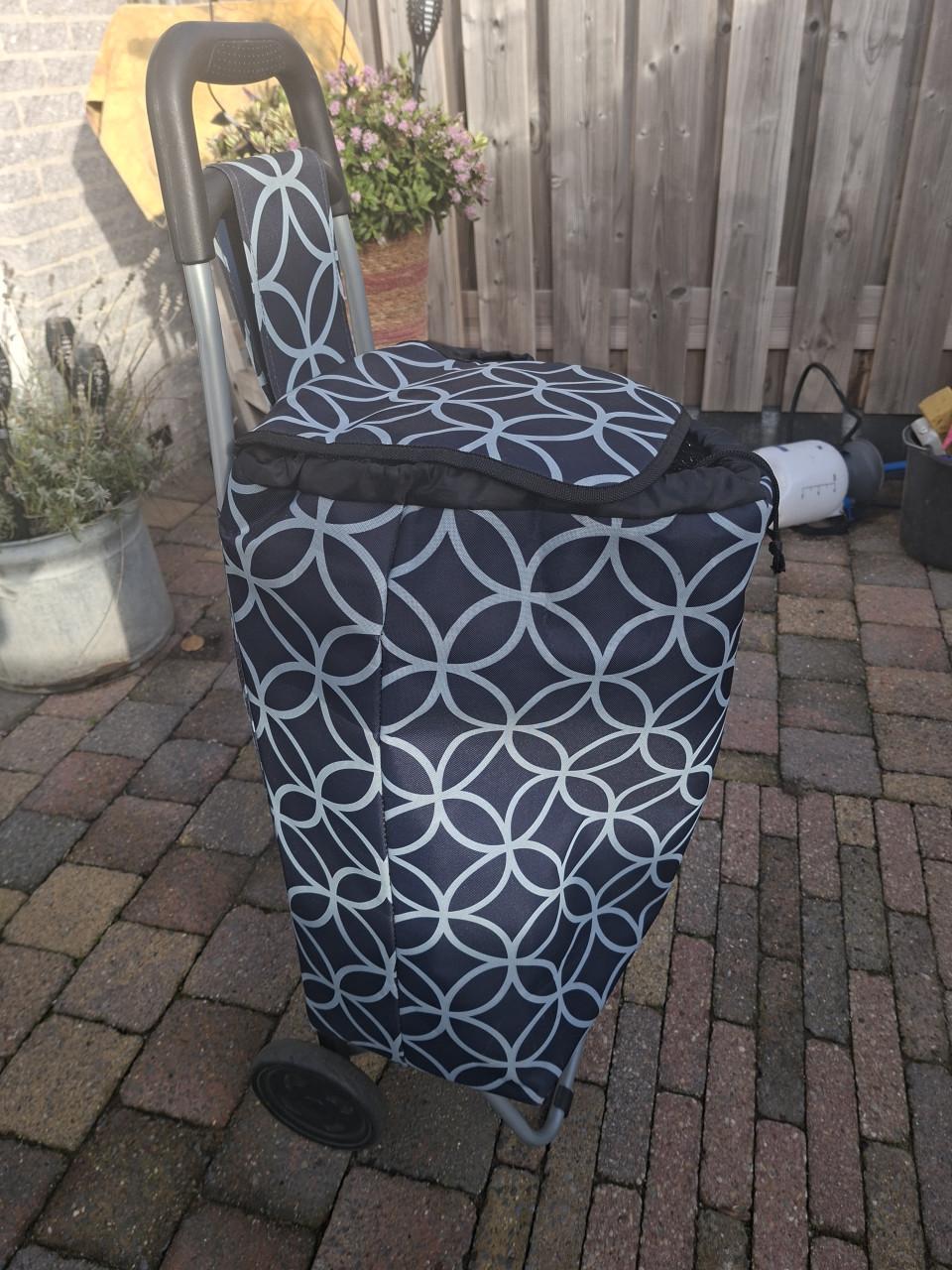 Boodschappen trolley met koelzak