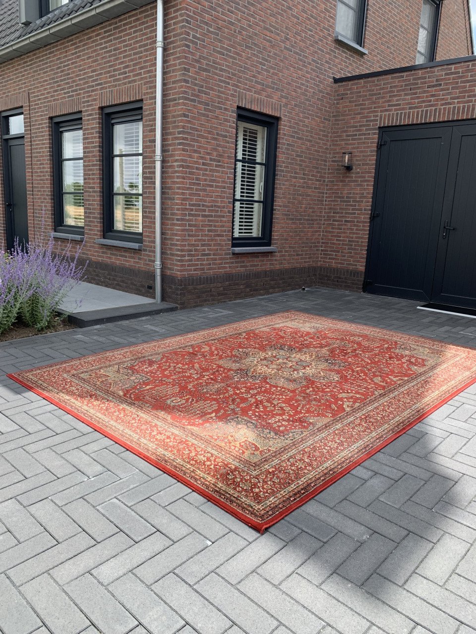 ✨Schitterend Sfeervol Vintage Vloerkleed van Zuiver Scheerwol✨