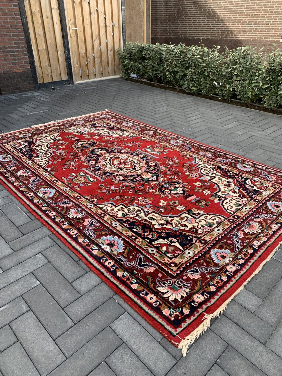 ✨Waanzinnig Mooi Handgeknoopt Vintage Vloerkleed ✨295 bij 195 cm✨