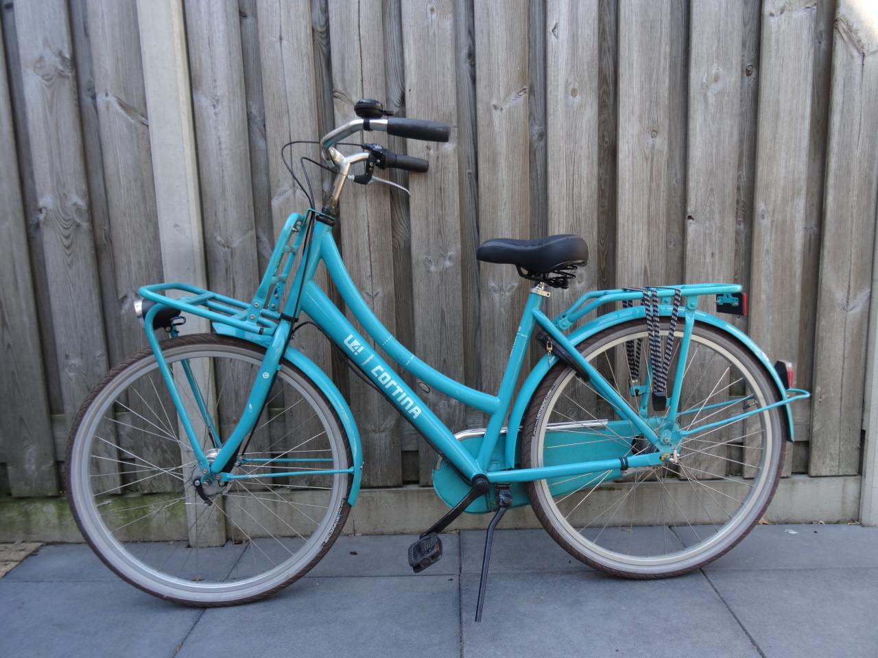 🚲 Cortina U4 Transport Meisjesfiets – 26 inch – Turkoois 💙