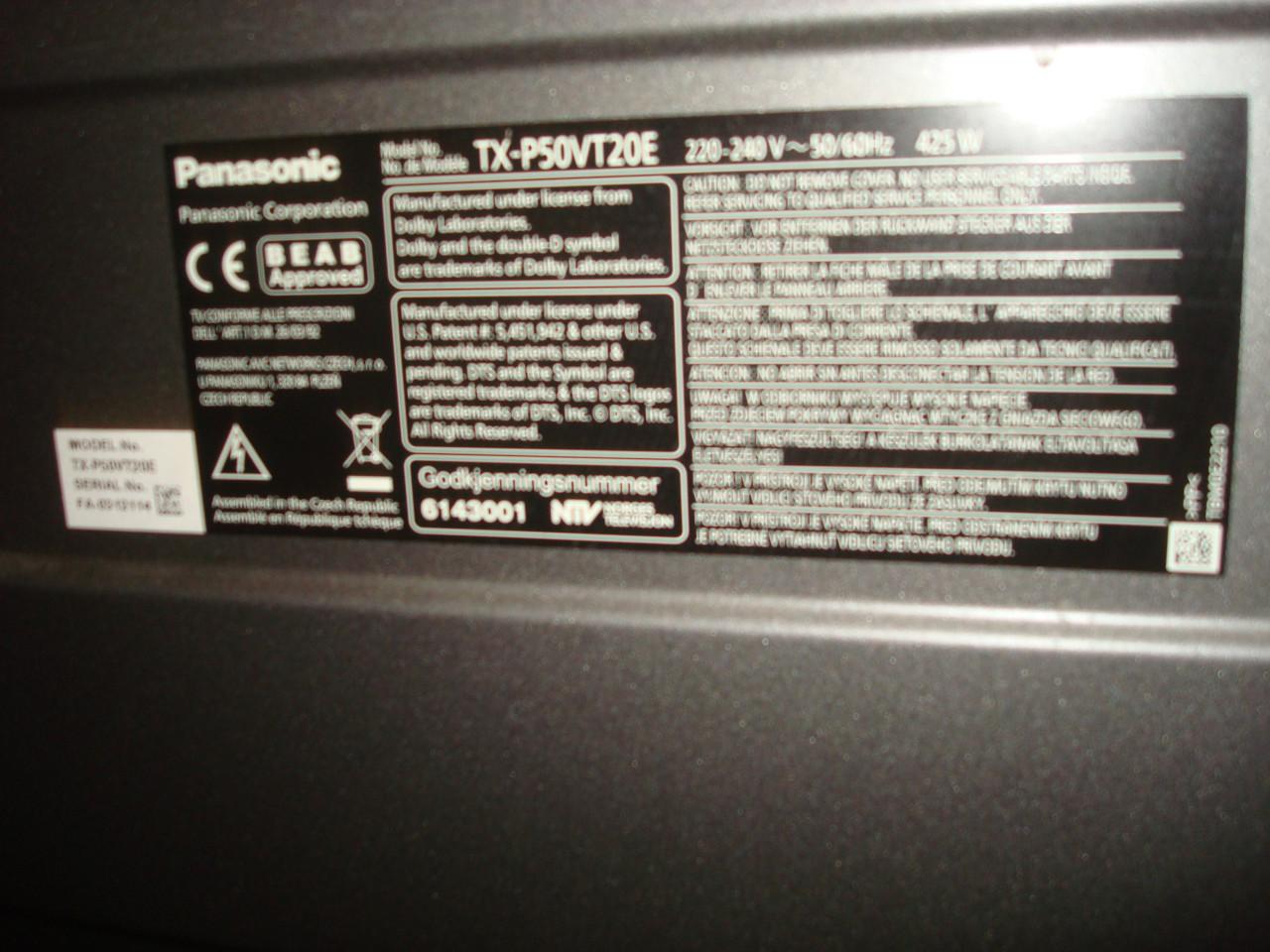 Panasonic TV 127 cm 54 inch