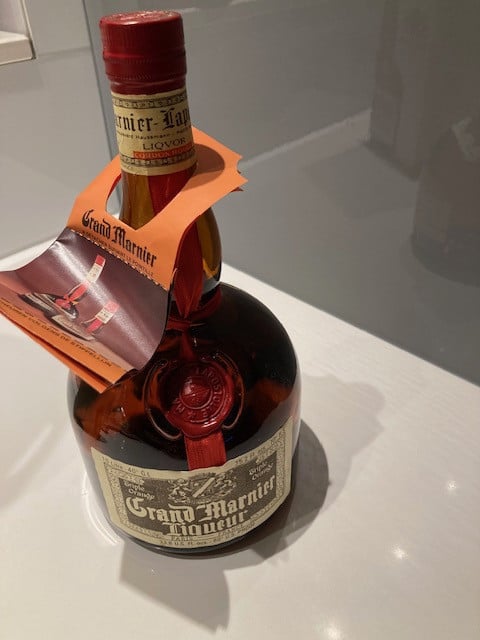 Fles Grand Marnier van ruim 40 jaar oud