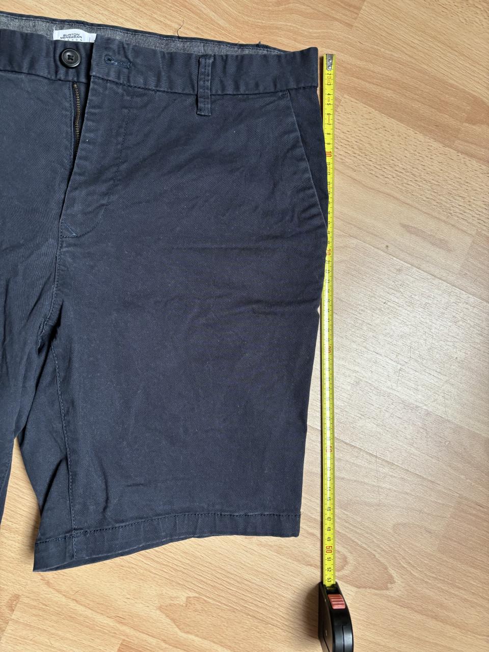 Burton heren short maat 36 xxl donkerblauw
