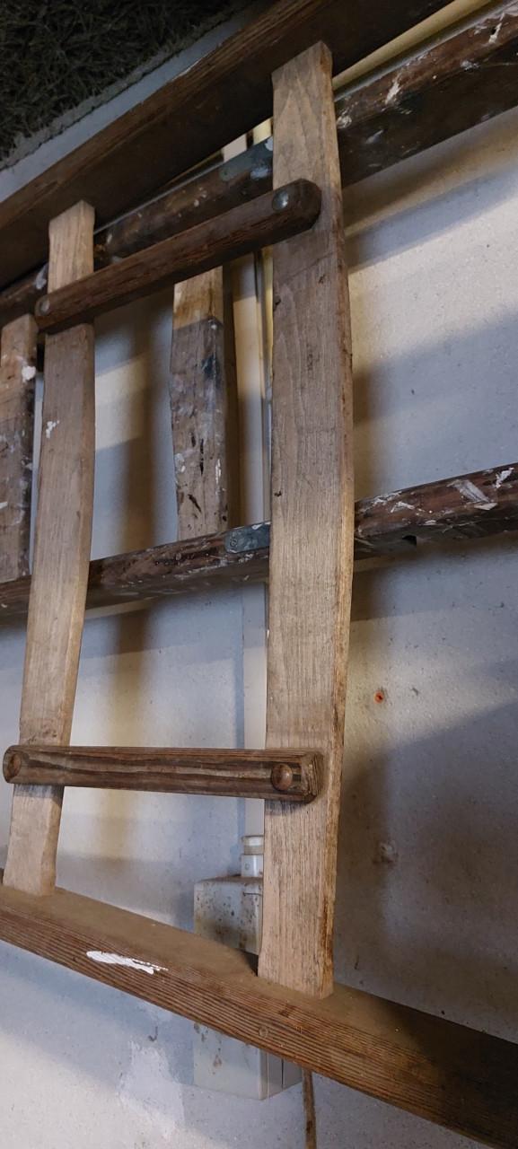 Houten opsteekladder