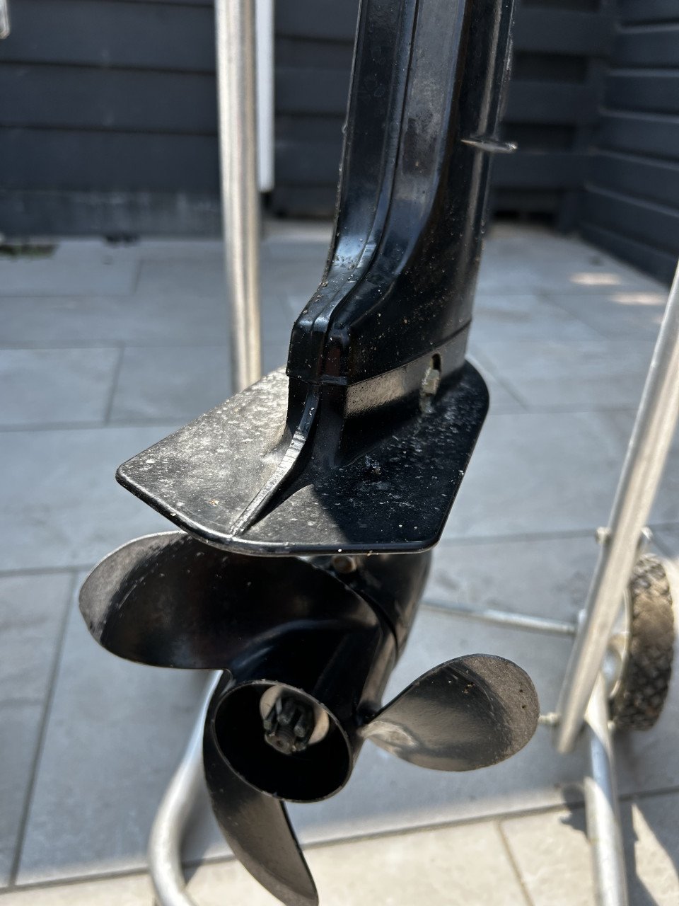 Rubberboot met motor