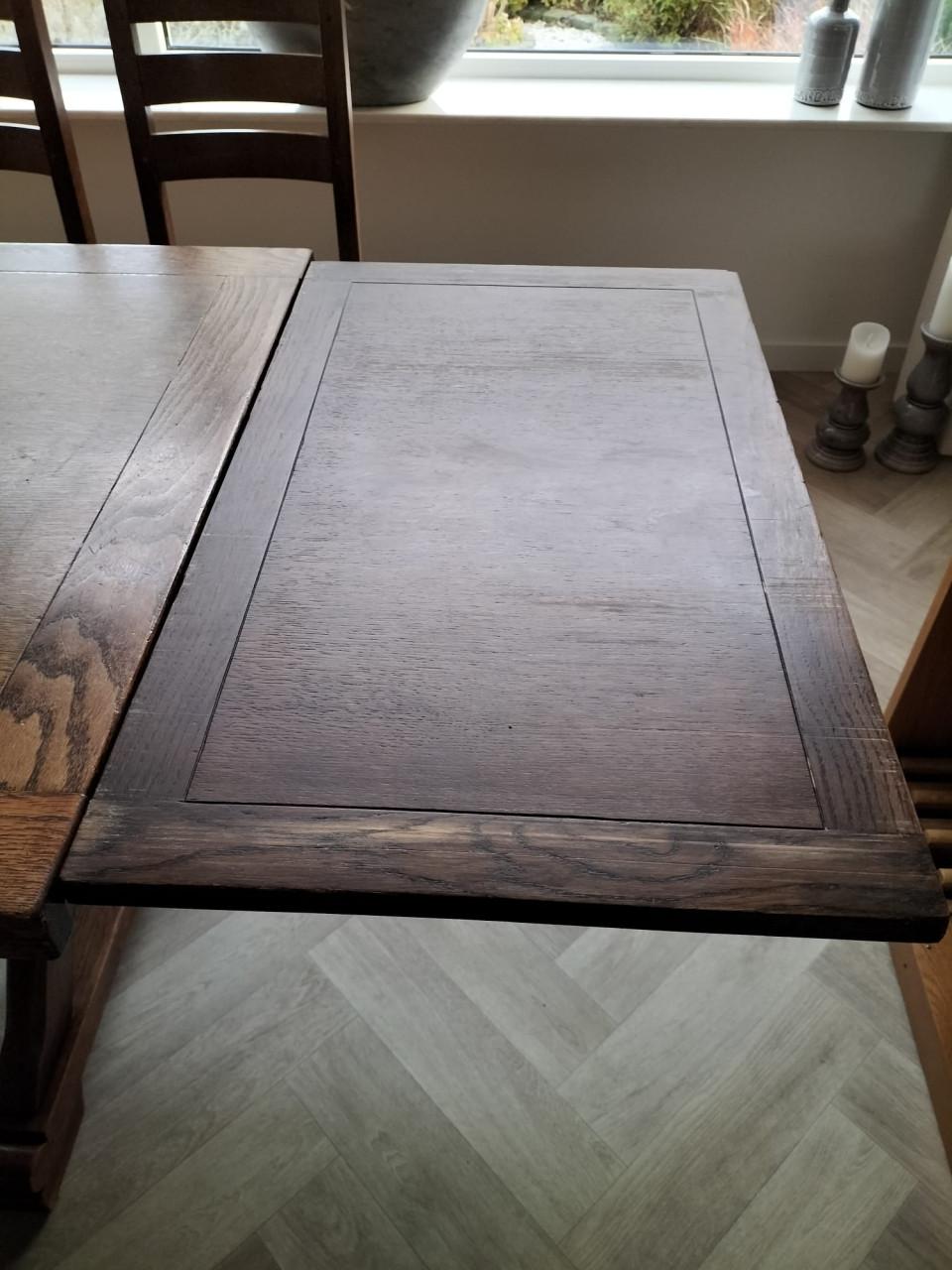 Eetkamertafel tafel eiken