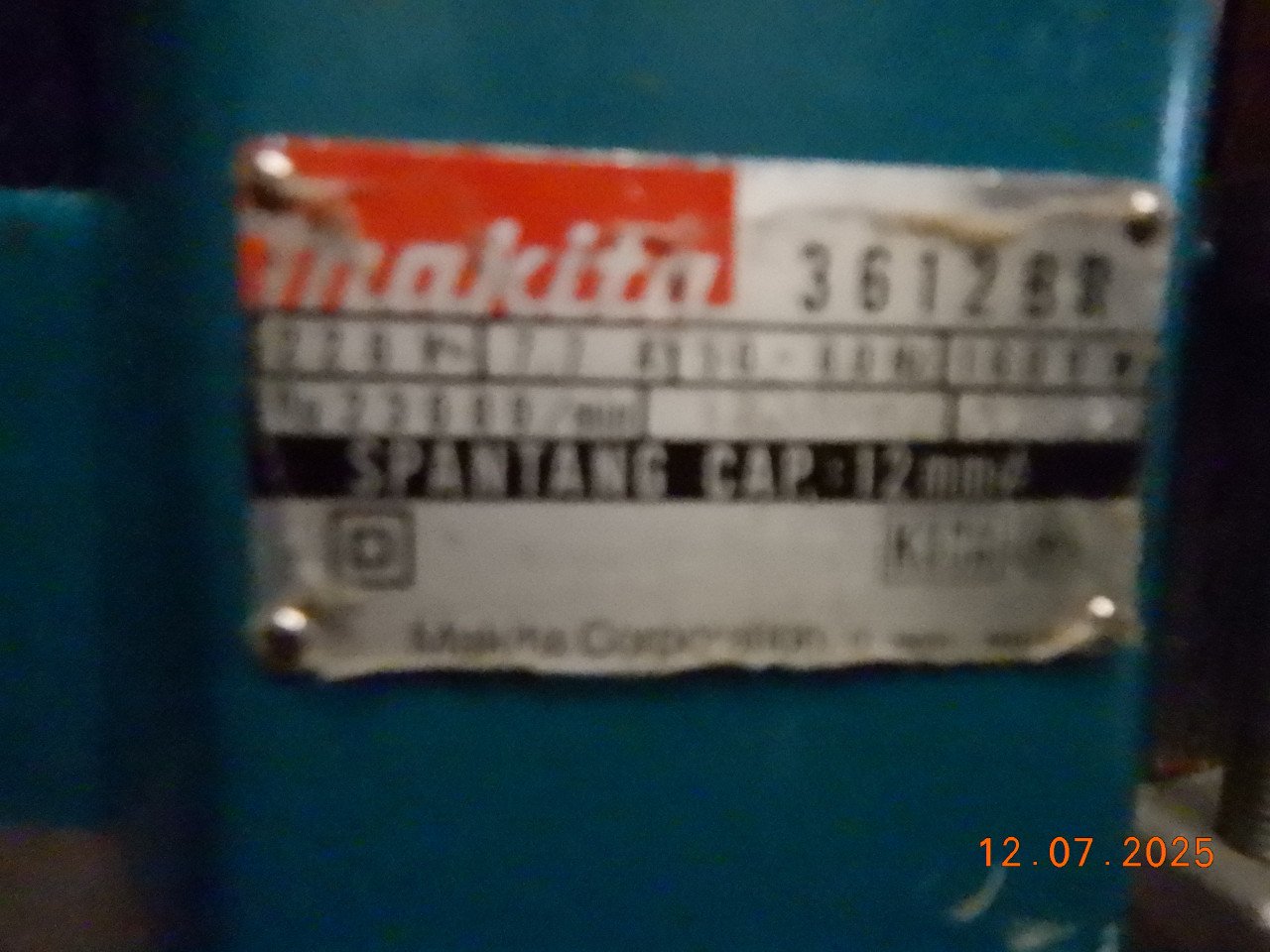 Makita bovenfrees model 3612br