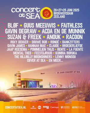 Tickets donderdag 26 juni Concert at Sea (nog niet gepersonaliseerd)