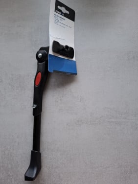 Zwarte fietsstandaard, verstelbaar