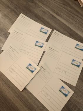 Ongelopen briefkaarten