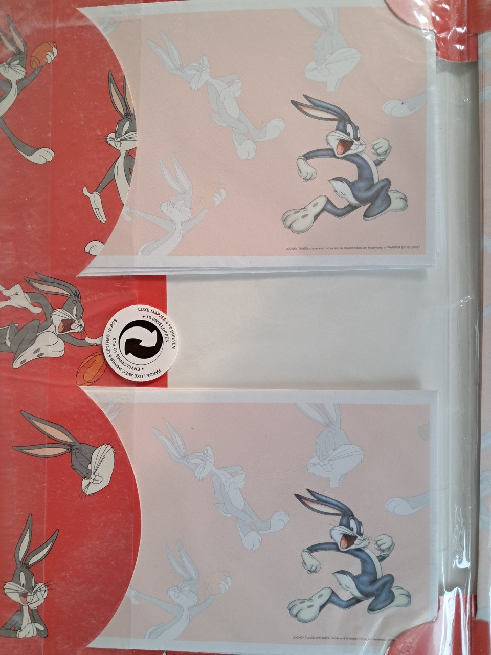 Briefpapier + enveloppen  Bugs Bunny ( Loony Tunes)