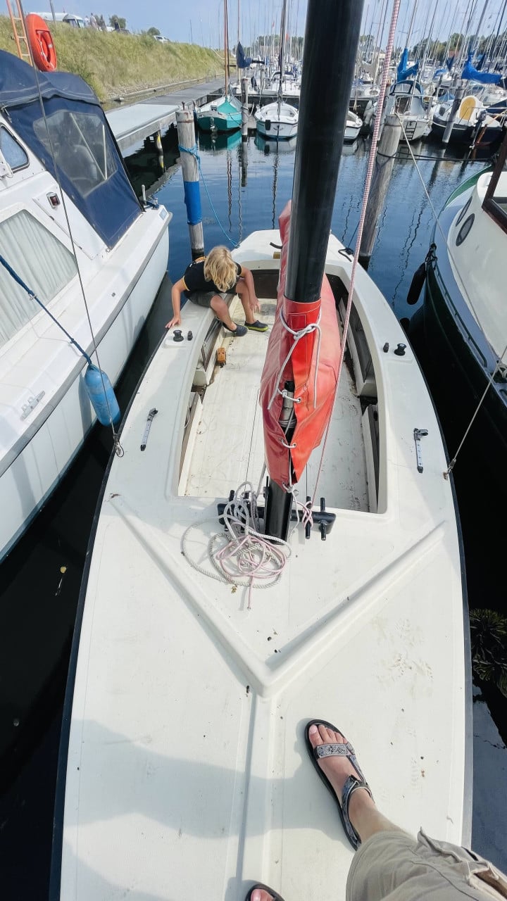 Kleine open zeilboot te koop | polyvalk