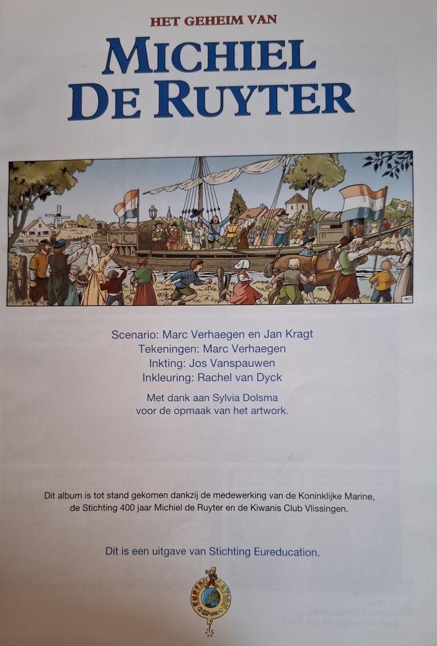 Het geheim van Michiel De Ruyter, stripverhaal, Marc Verhaegen en Jan Kragt