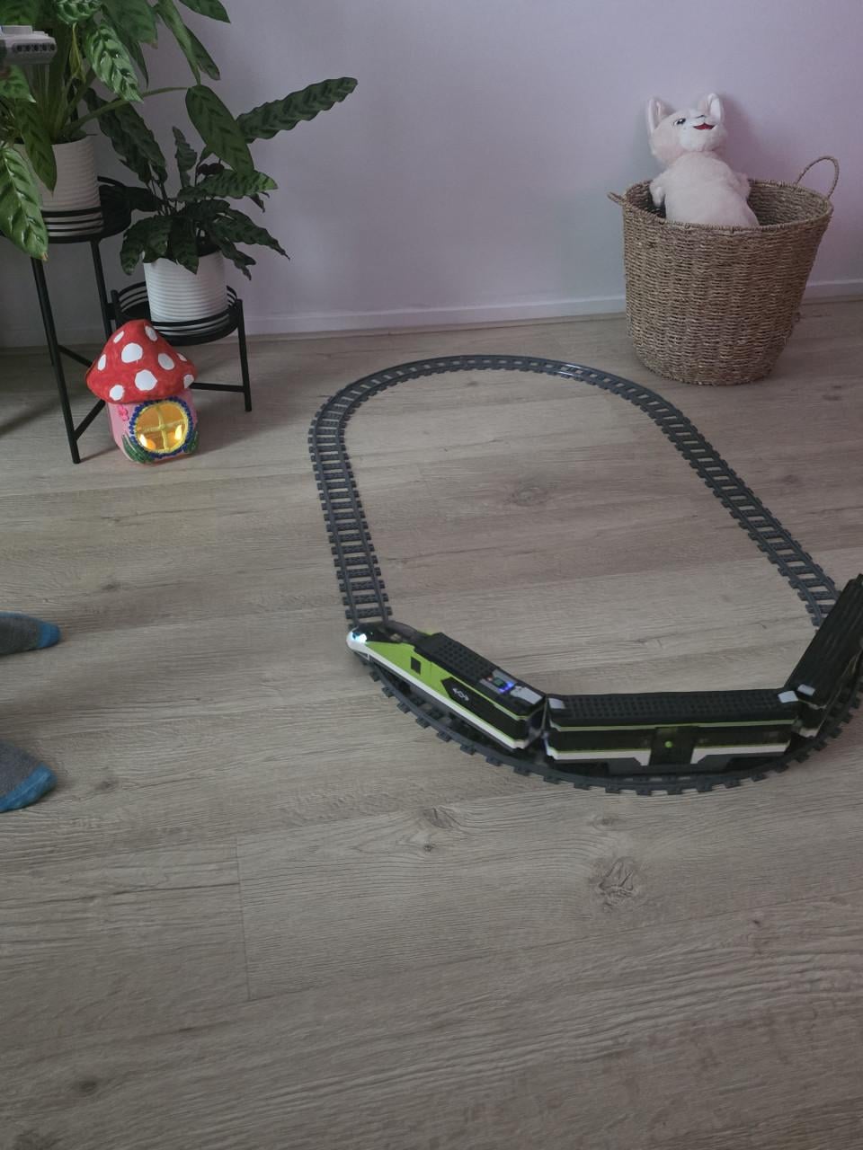Elektrische lego trein zgan
