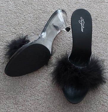Zwarte nieuwe slipper 40/41