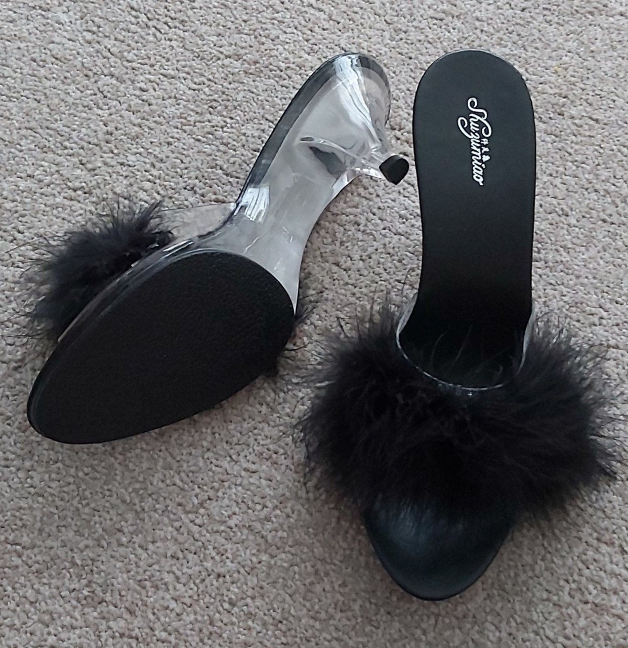 Zwarte nieuwe slipper 40/41