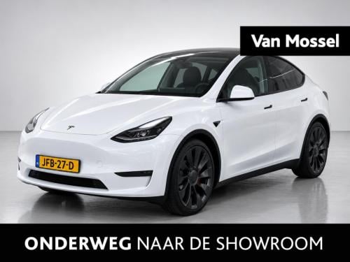 Tesla Model Y performance awd 75 kwh | lage km std. | panorama dak | stoel 