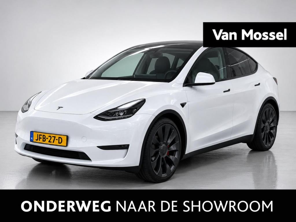 Tesla Model Y performance awd 75 kwh | lage km std. | panorama dak | stoel 