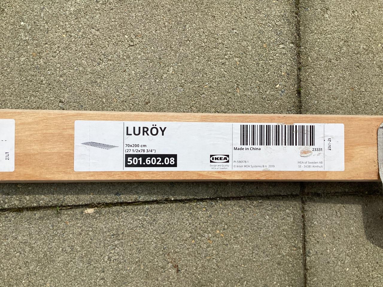 2 lattenbodems 70 x 180 gratis GOES