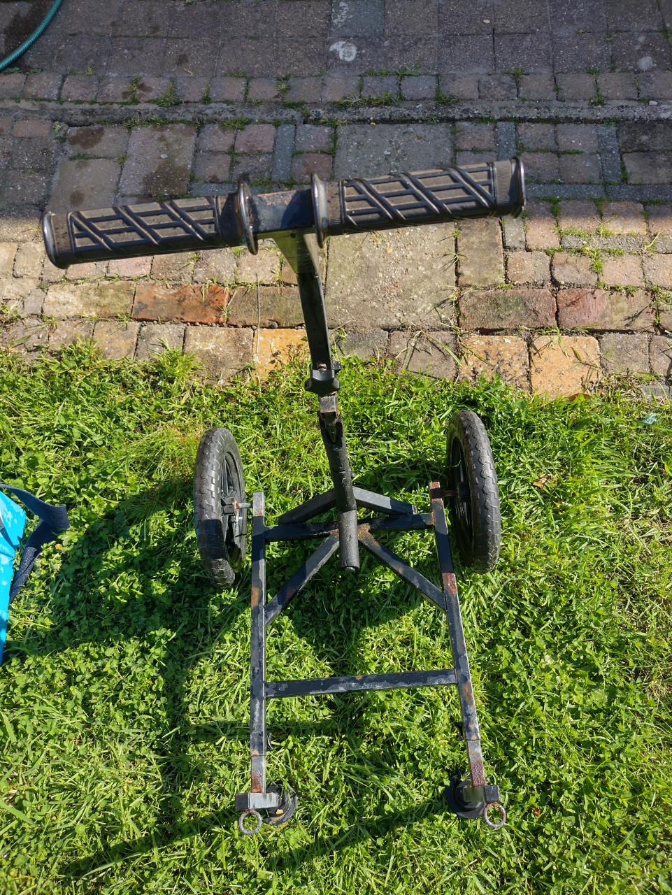 Viskoffer met strandkar