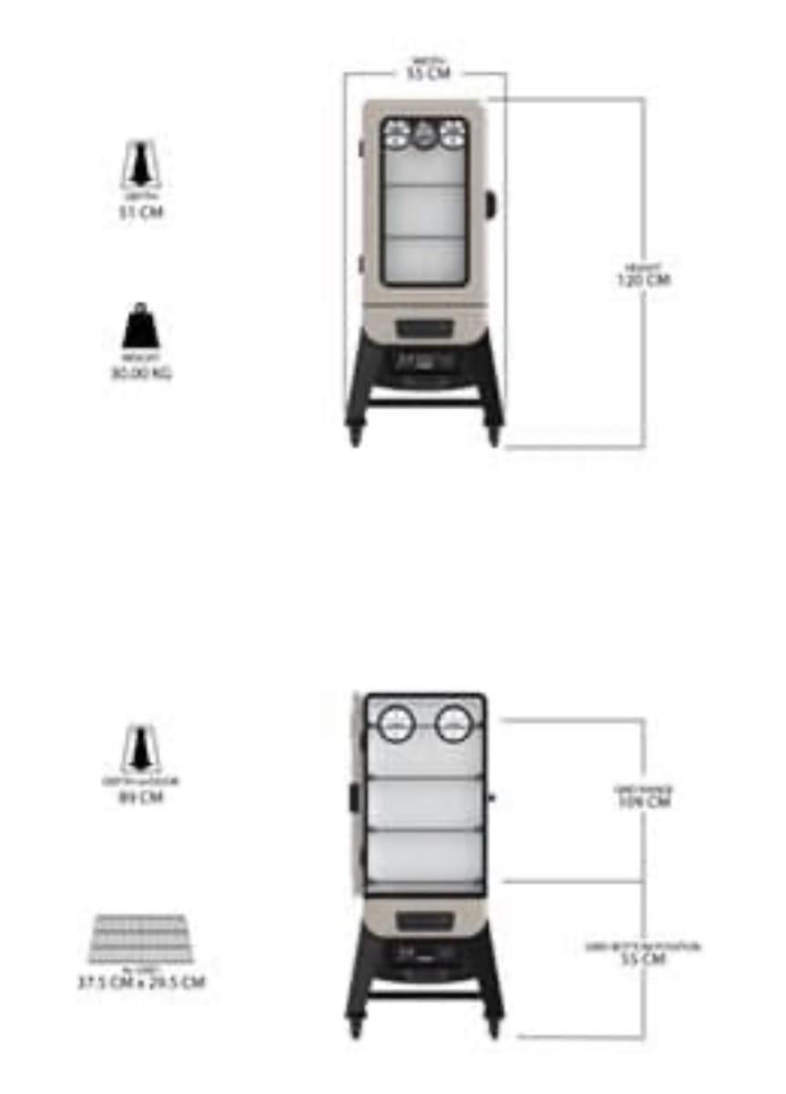 Pitboss electrische smoker.