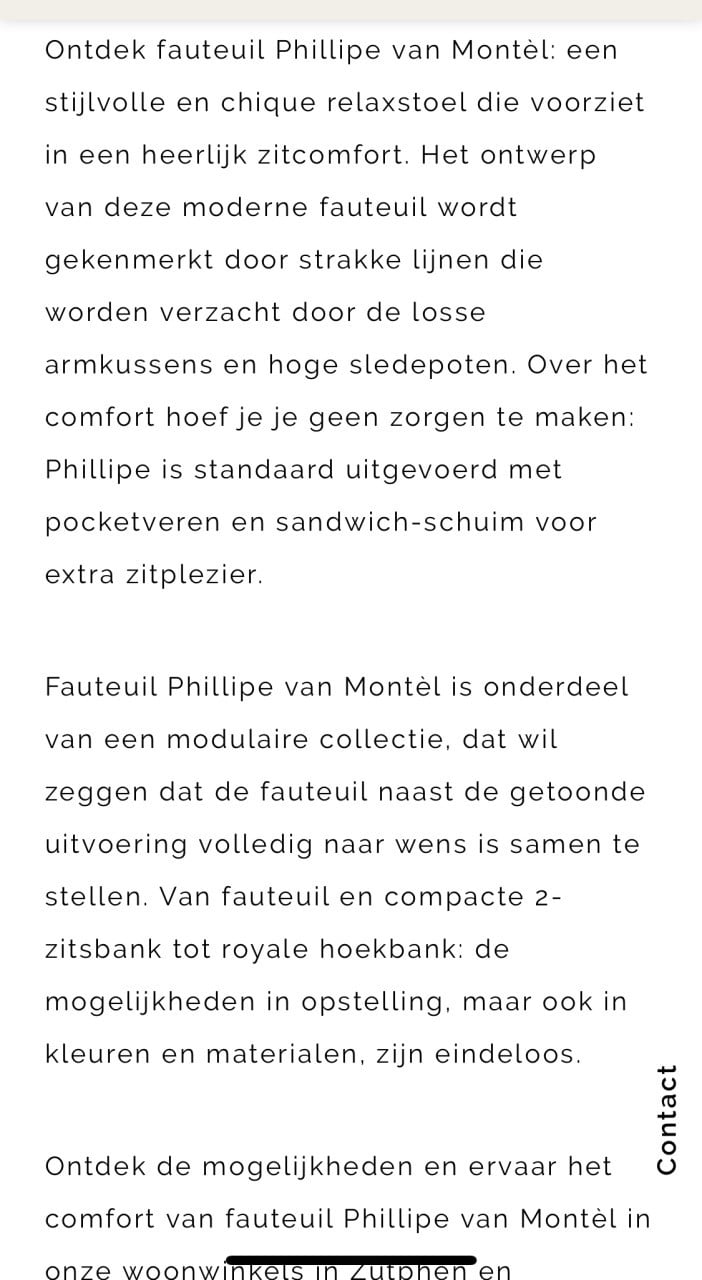 Stoel Montèl Philippe