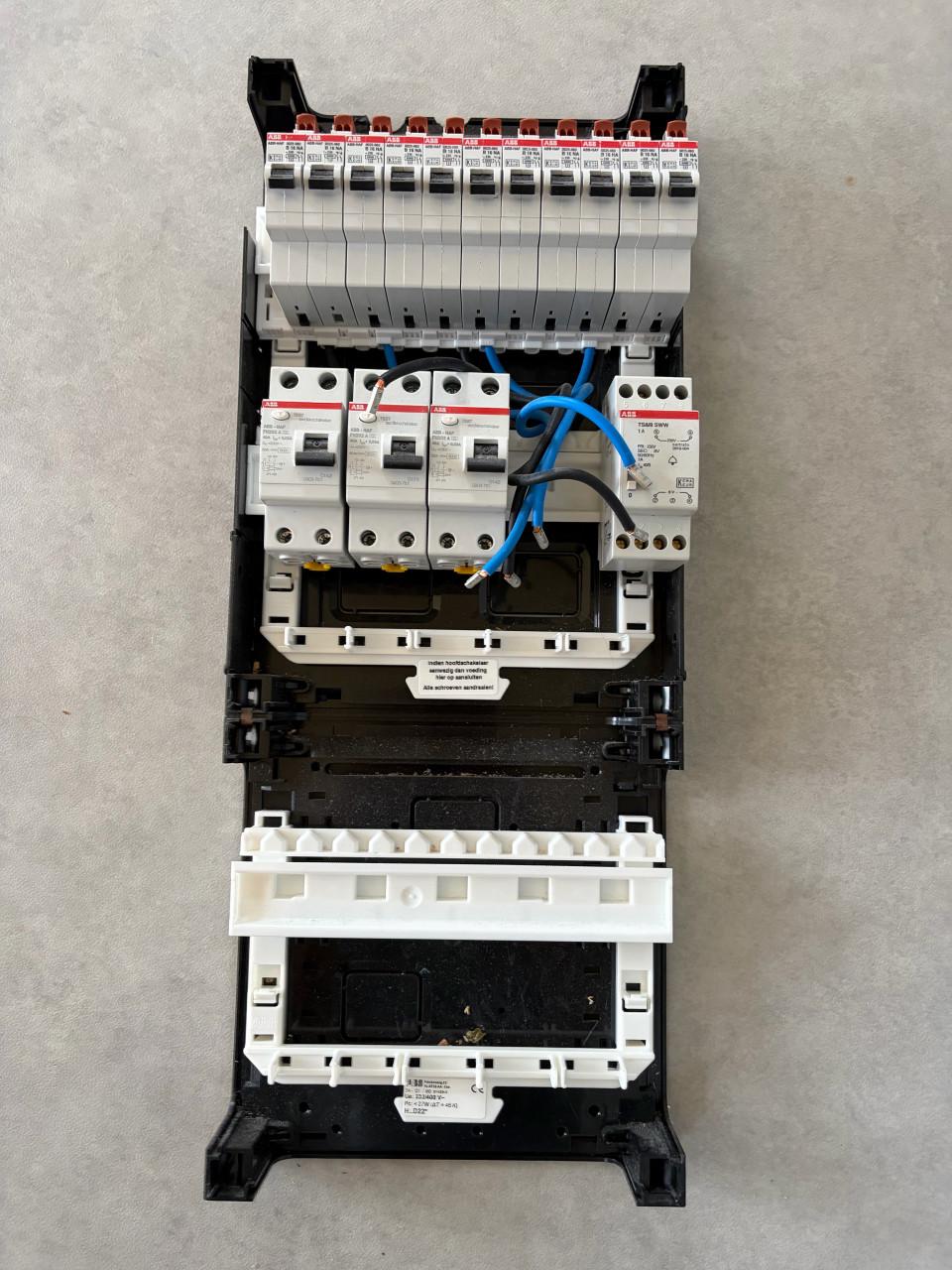 ABB Groepenkast met installatieautomaten