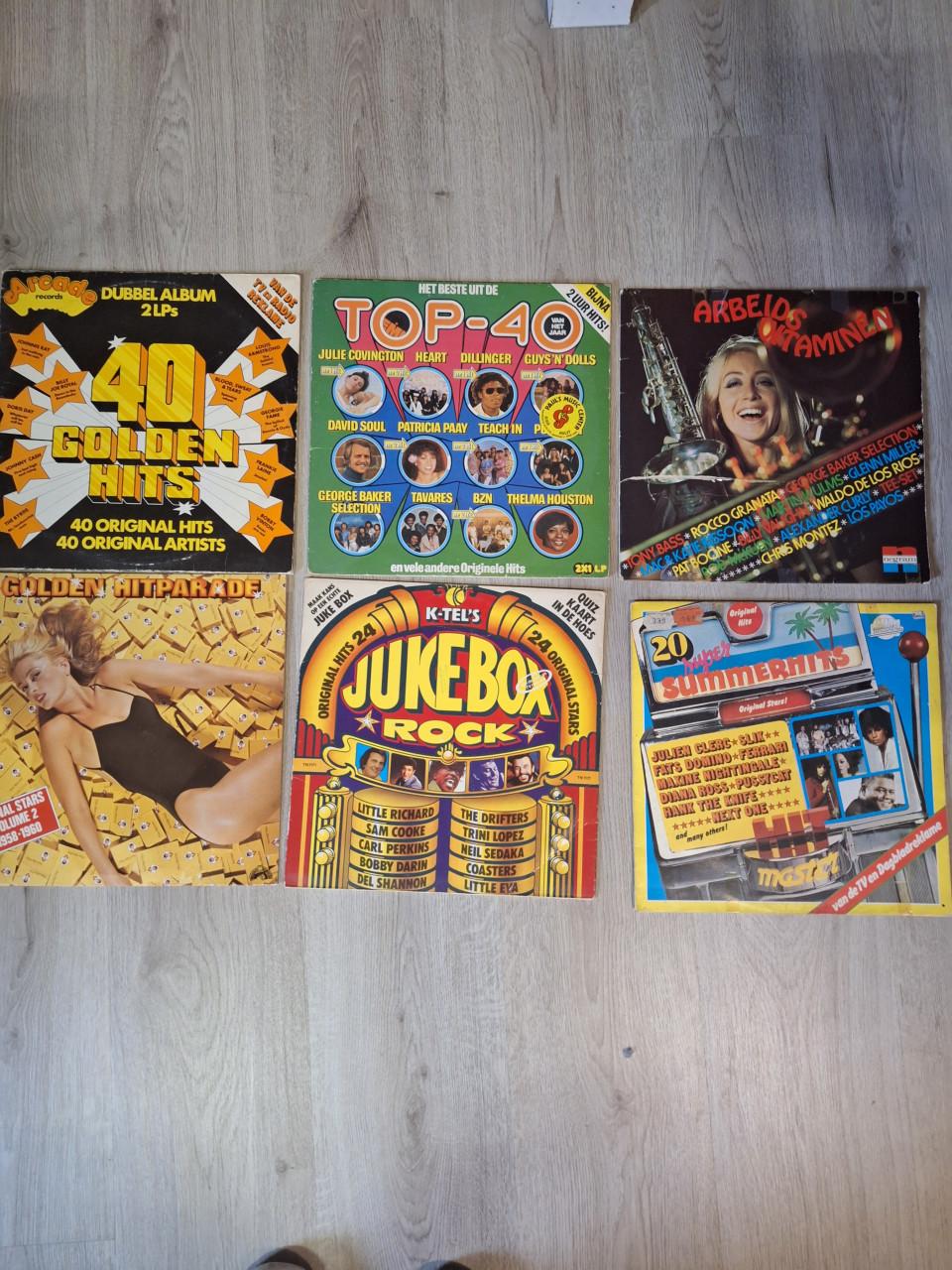 Ruim 50 verzamel lp's