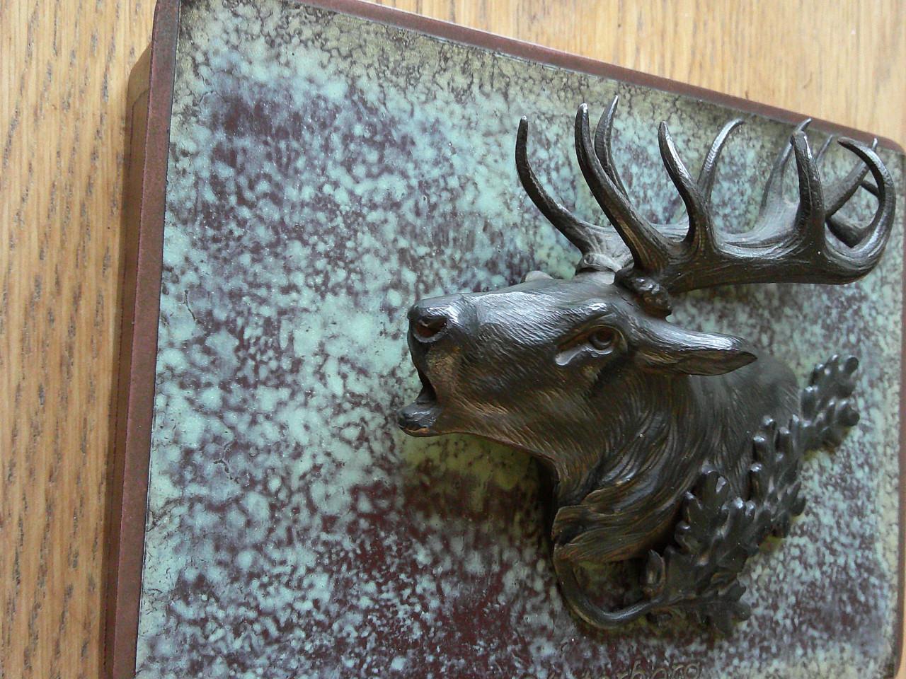 JAGERSDOOSJE MET BURLEND HERT,JAREN '30