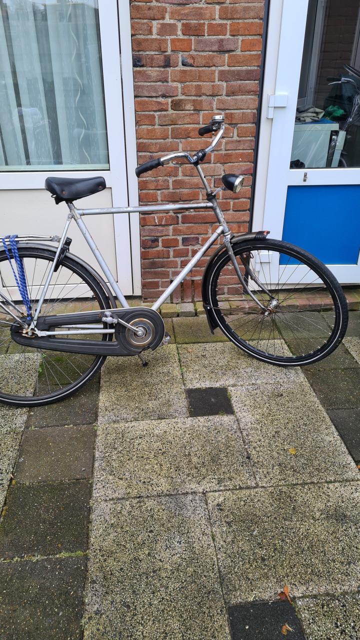 Heren fiets 28 inch met trap rem achter-Fr.maat 60 cm