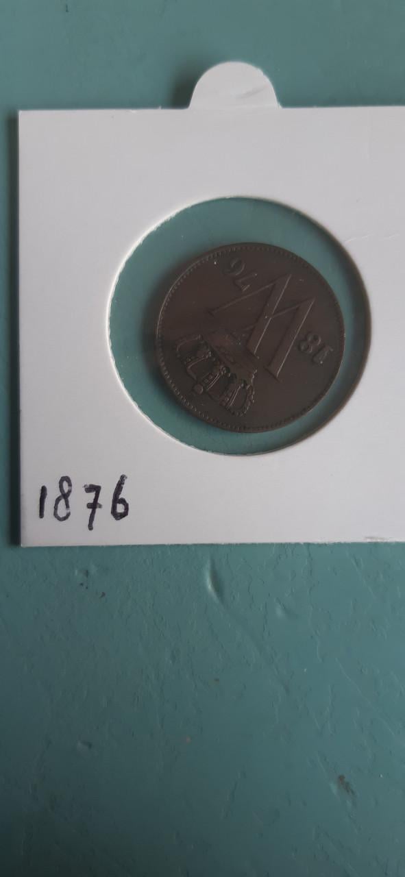 1 cent 1876 koning willem
