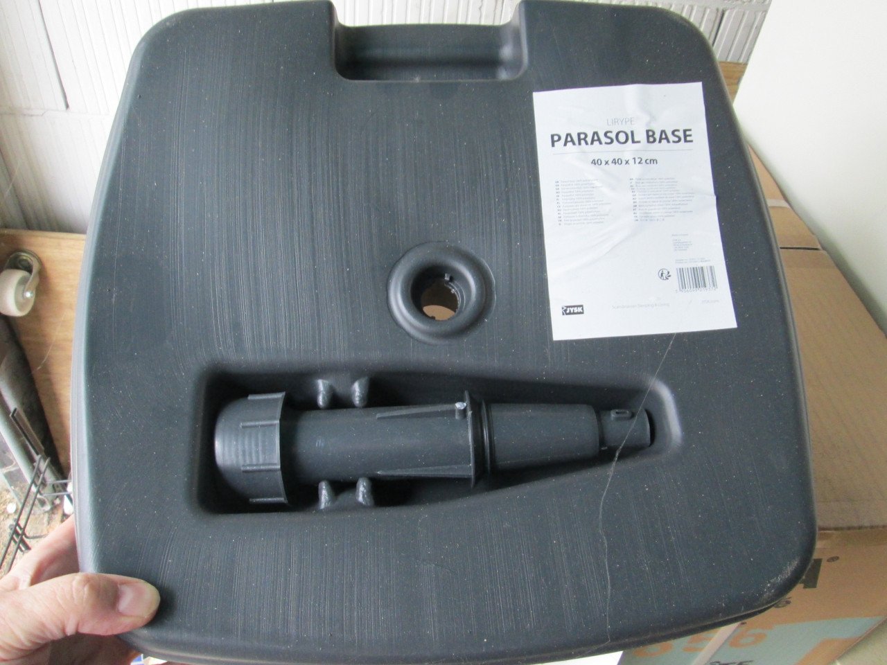 Parasol voet om met water te vullen NIEUW