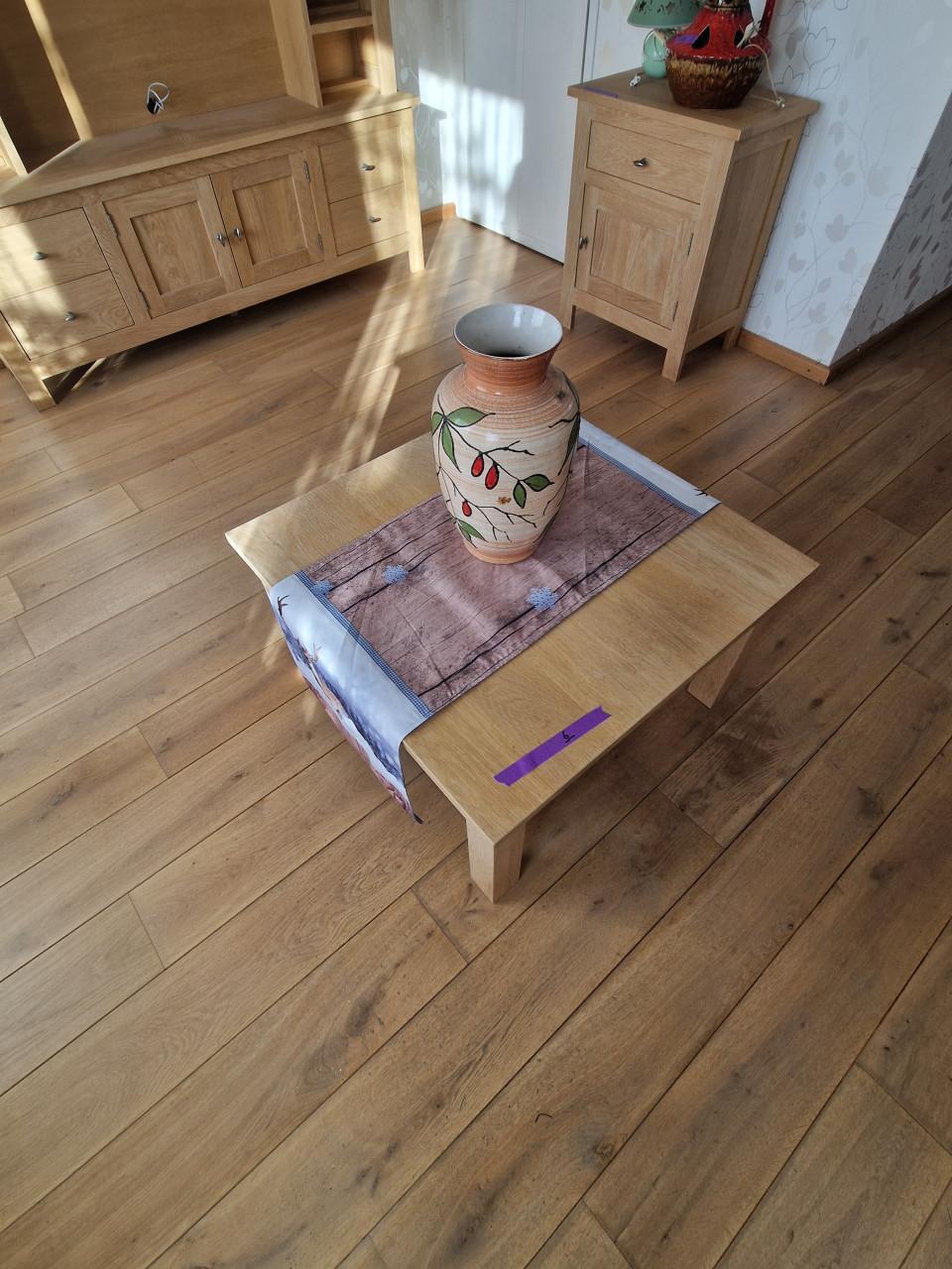 Eiken salon tafel en......