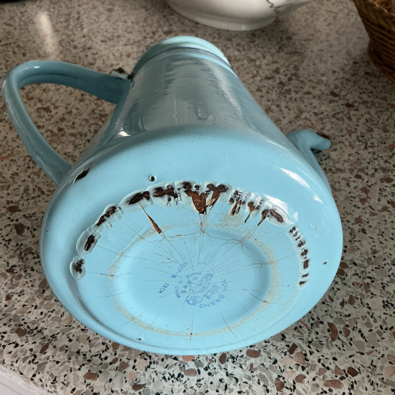 Emaille koffiepot