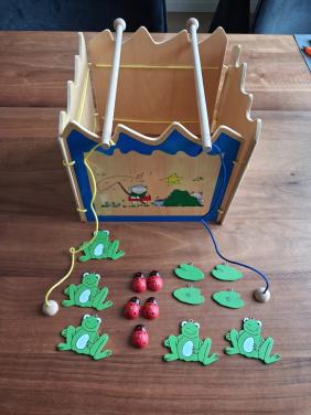 Houten speelgoed  HABA Hengelspel