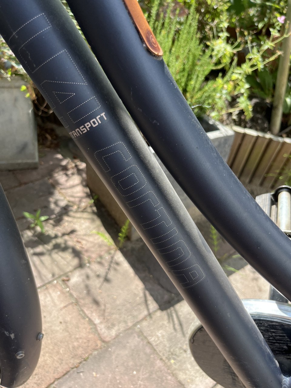 Elektrische transport cortina fiets dames